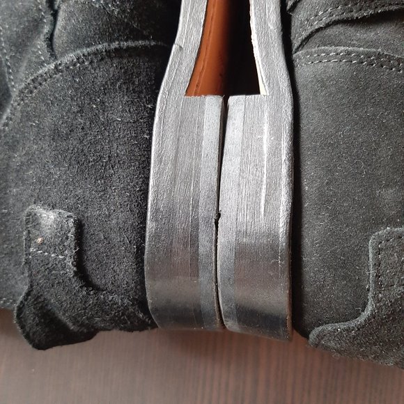 Balmain x H&M Suede Welted Ankle Boots EU 37 - Picture 5 of 7